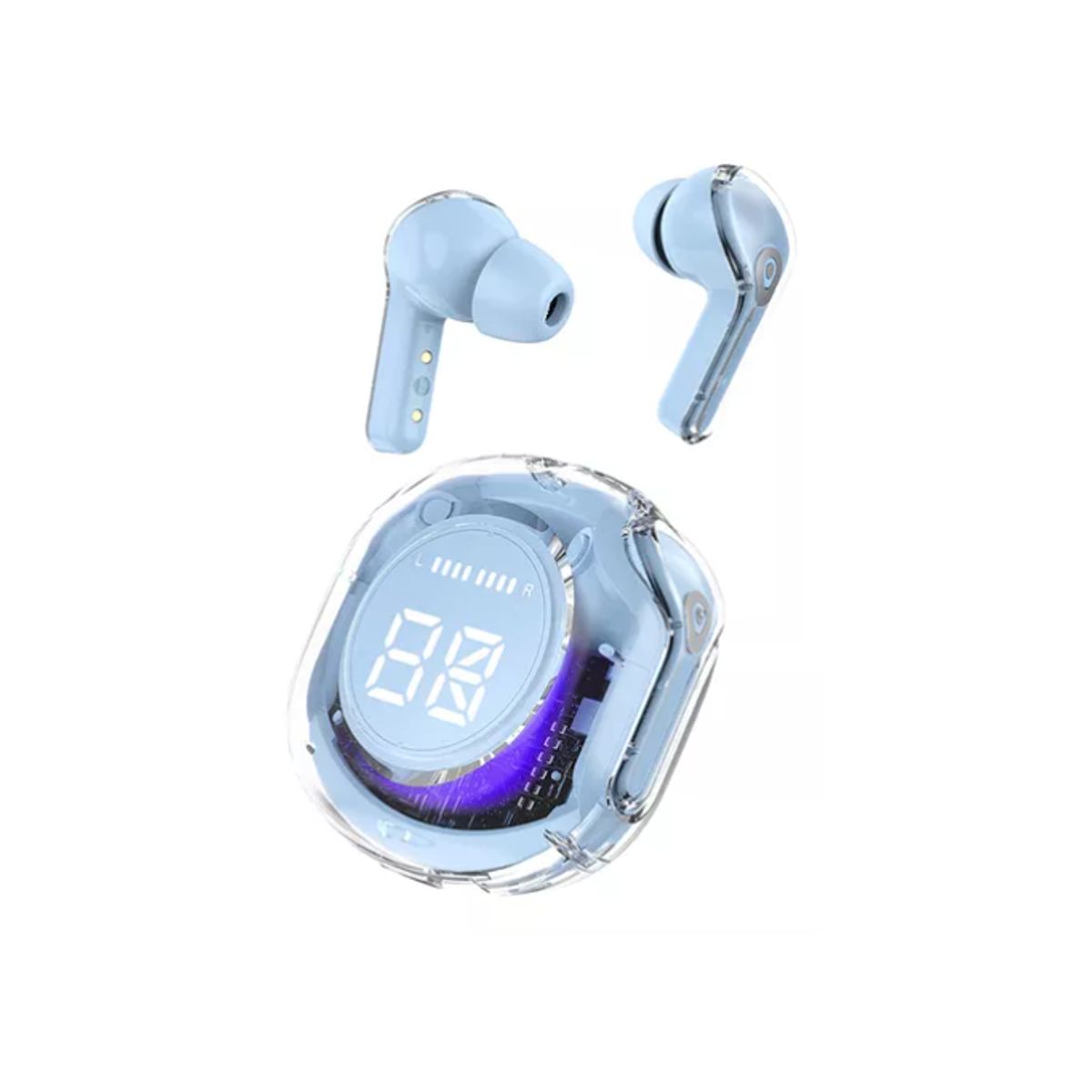 INNOVA - Audifonos Ultra Pods Pro Bluetooth Ipx4 Indicador De Carga Luces Rgb