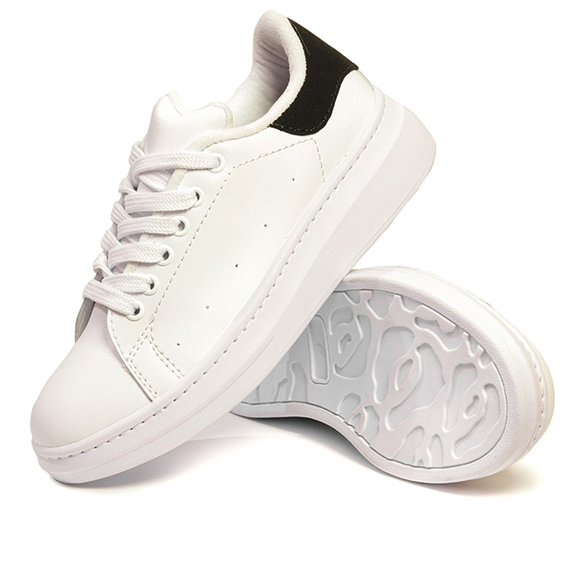 INCO - Tenis Mujer Blanco Por Negro Origen AM02