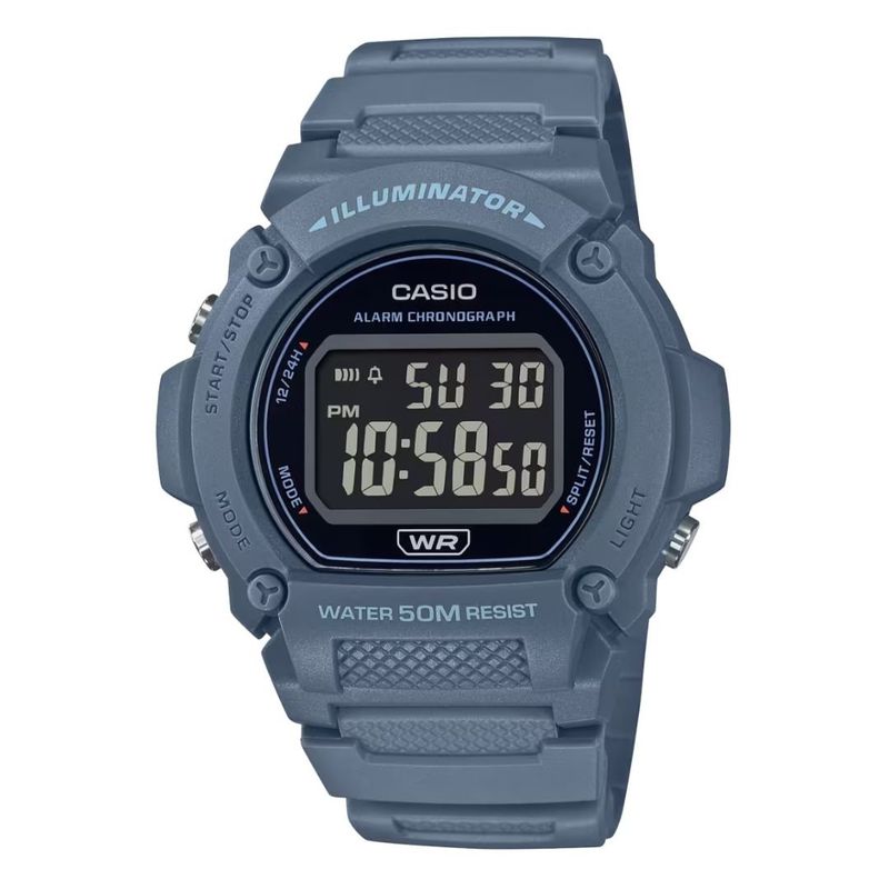 CASIO - Reloj Casio W-219HC-2B Caballero Deportivo