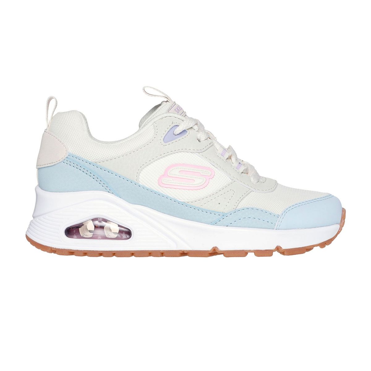 SKECHERS - Tenis Skechers Junior Multicolor Uno Mesh Mode Natural