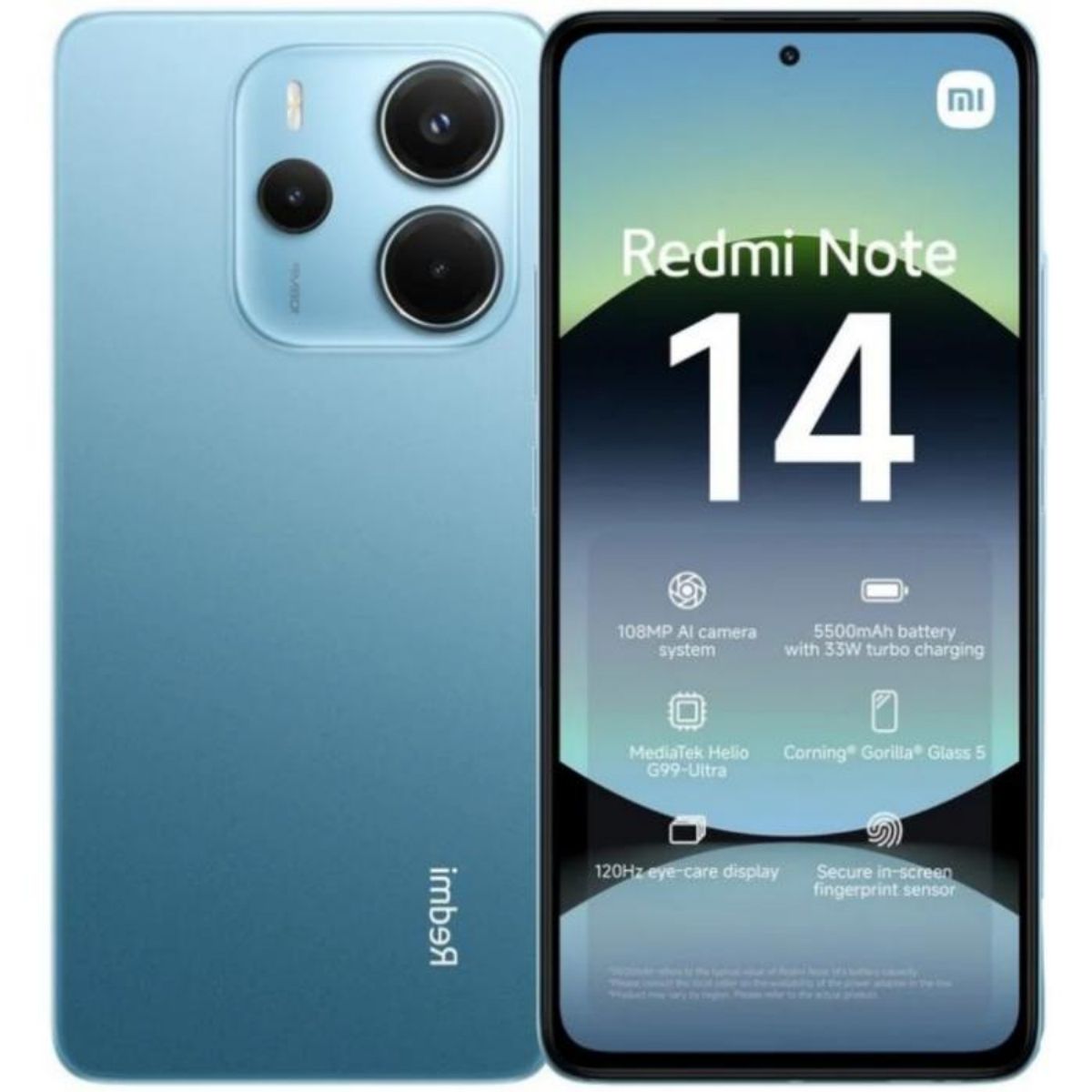 XIAOMI - Celular Xiaomi Redmi Note 14 Ocean Blue 6 RAM 128G