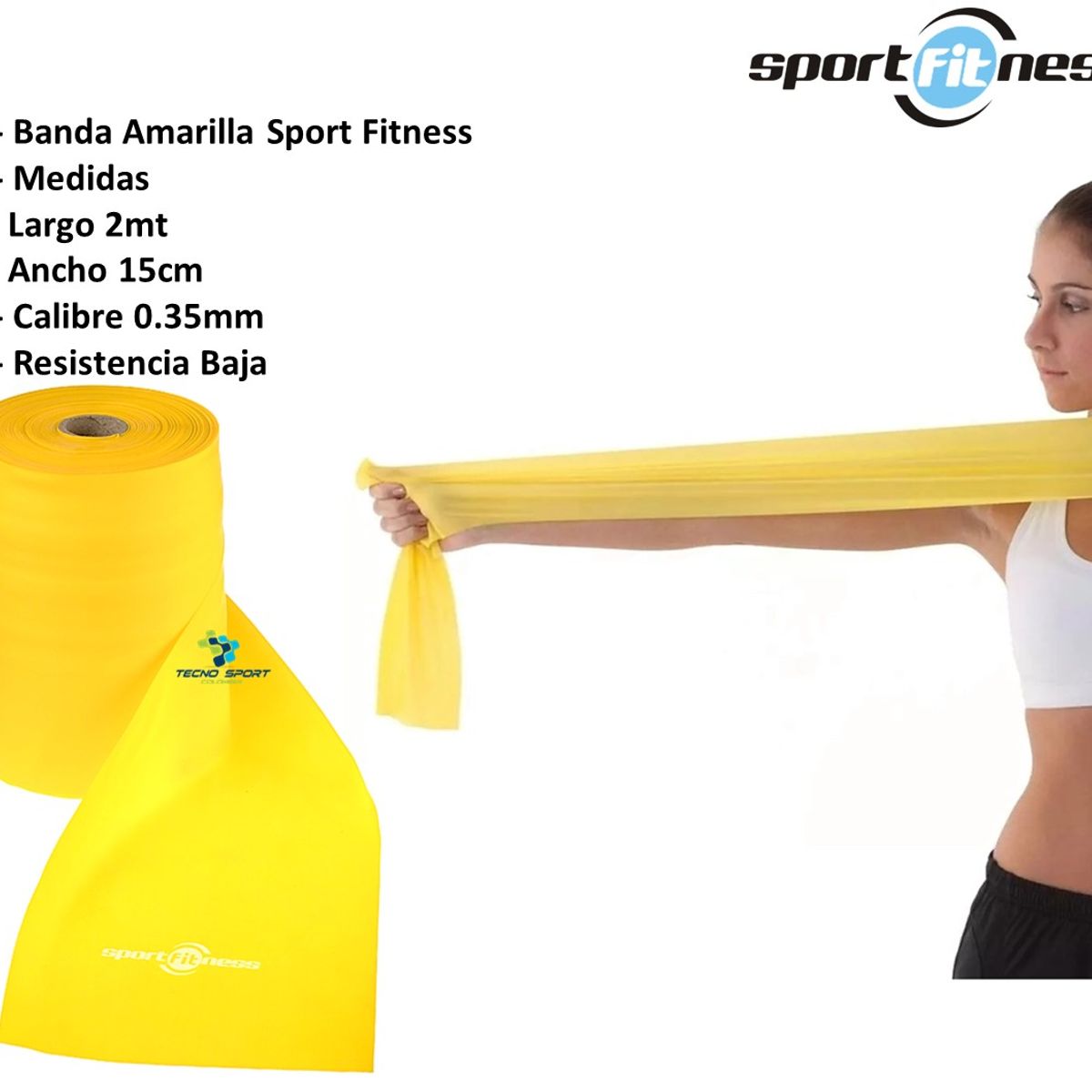 SPORT FITNESS - Banda Elastica 3 Theraband Sportfitness X2mt C/u Gym