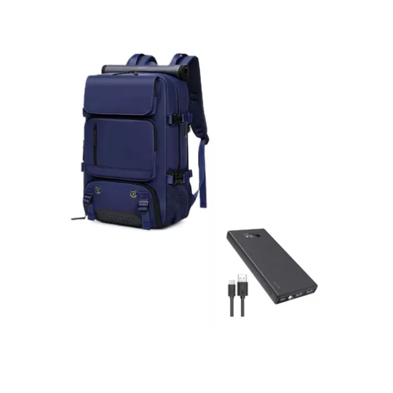 INNOVA - Maleta Morral Pc Laptop Usb 3 En 1 Con Cargador Portable
