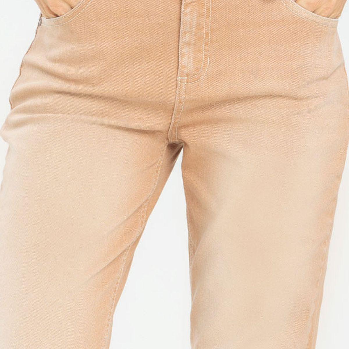 RAGGED - Jeans mom militar Cafe medio Ragged