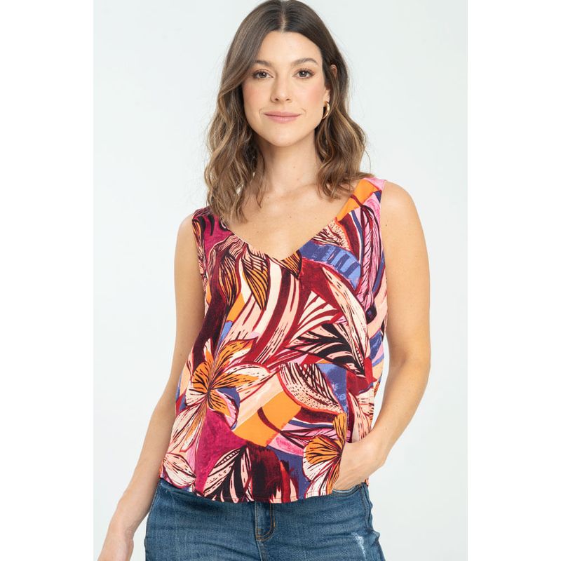 RAGGED - Blusa malena Borgoña Ragged