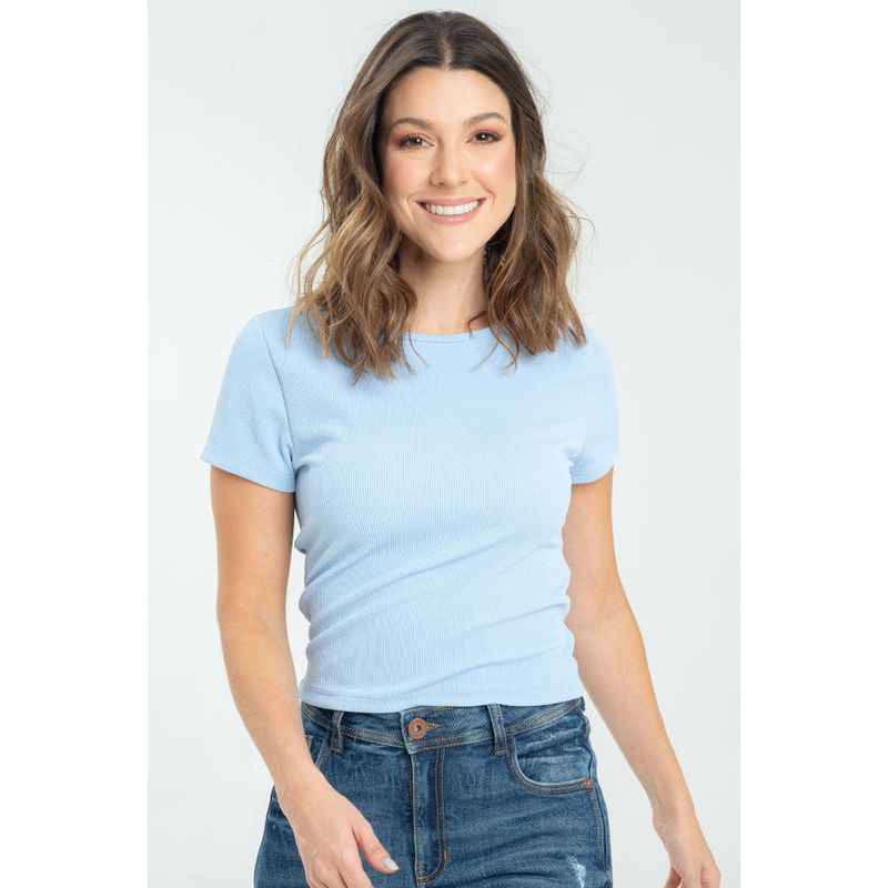 RAGGED - Top camille Azul claro Ragged