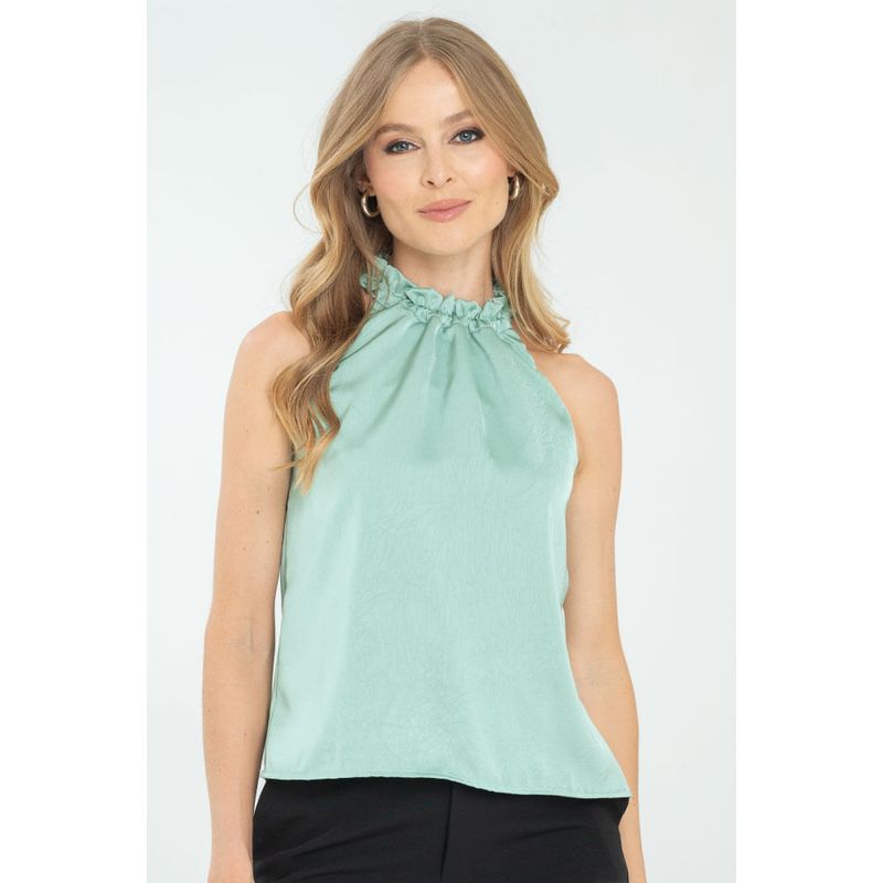 RAGGED - Blusa macarena Verde porcelana Ragged