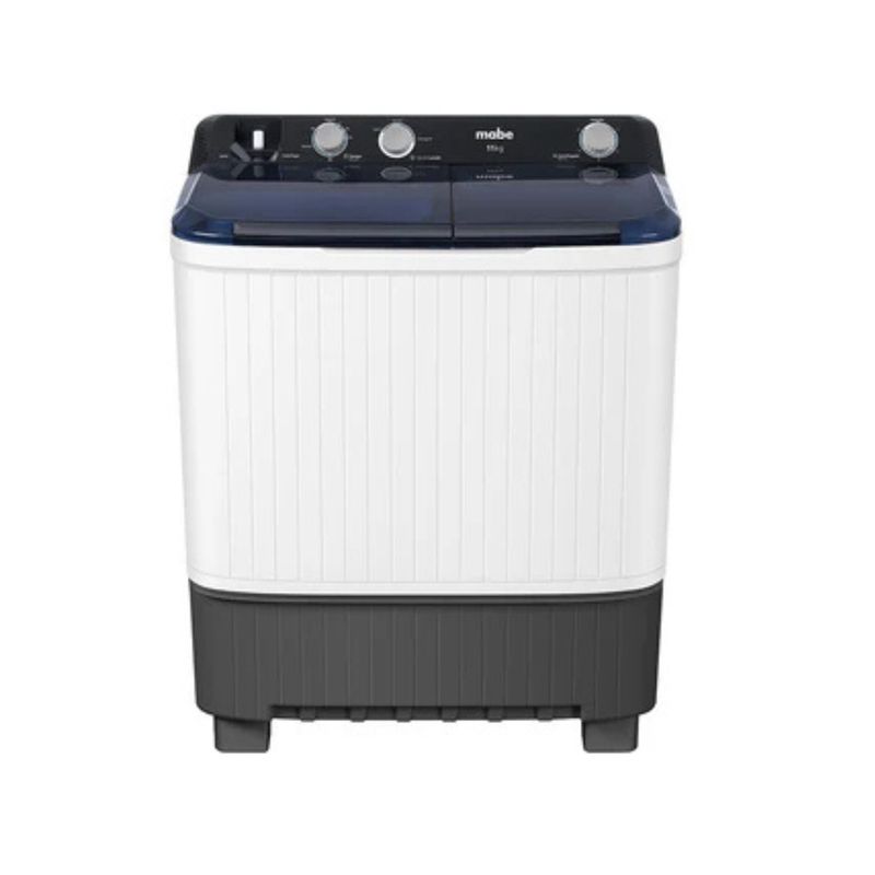 MABE - Lavadora Semiautomática de 13 Kg 28 Libras Blanco