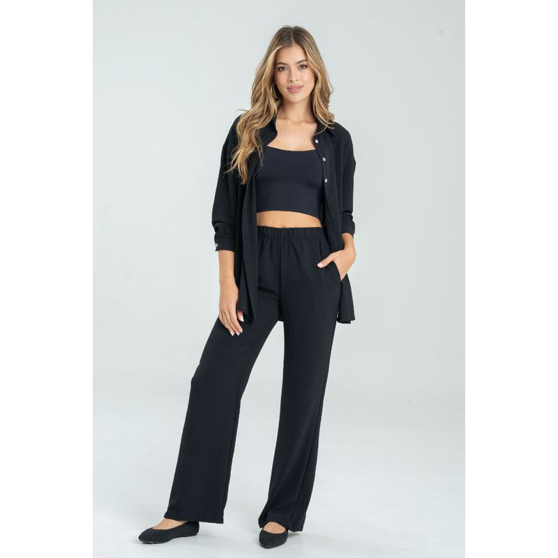 RAGGED - Pantalon india Negro Ragged