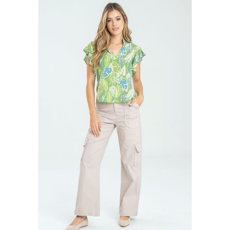 RAGGED - Pantalon cargo dril Beige medio Ragged