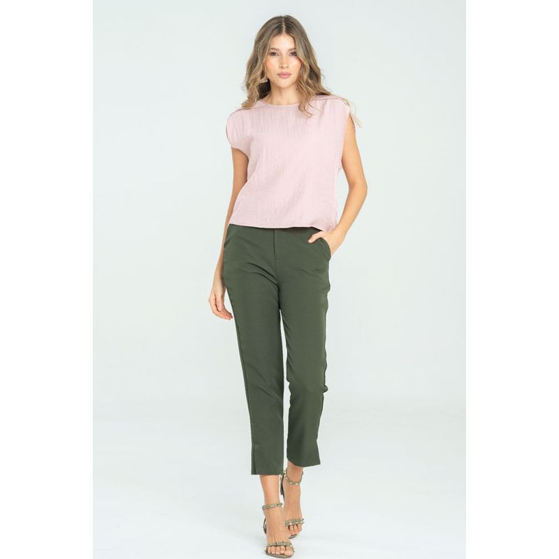 RAGGED - Pantalon reveillon Verde militar Ragged