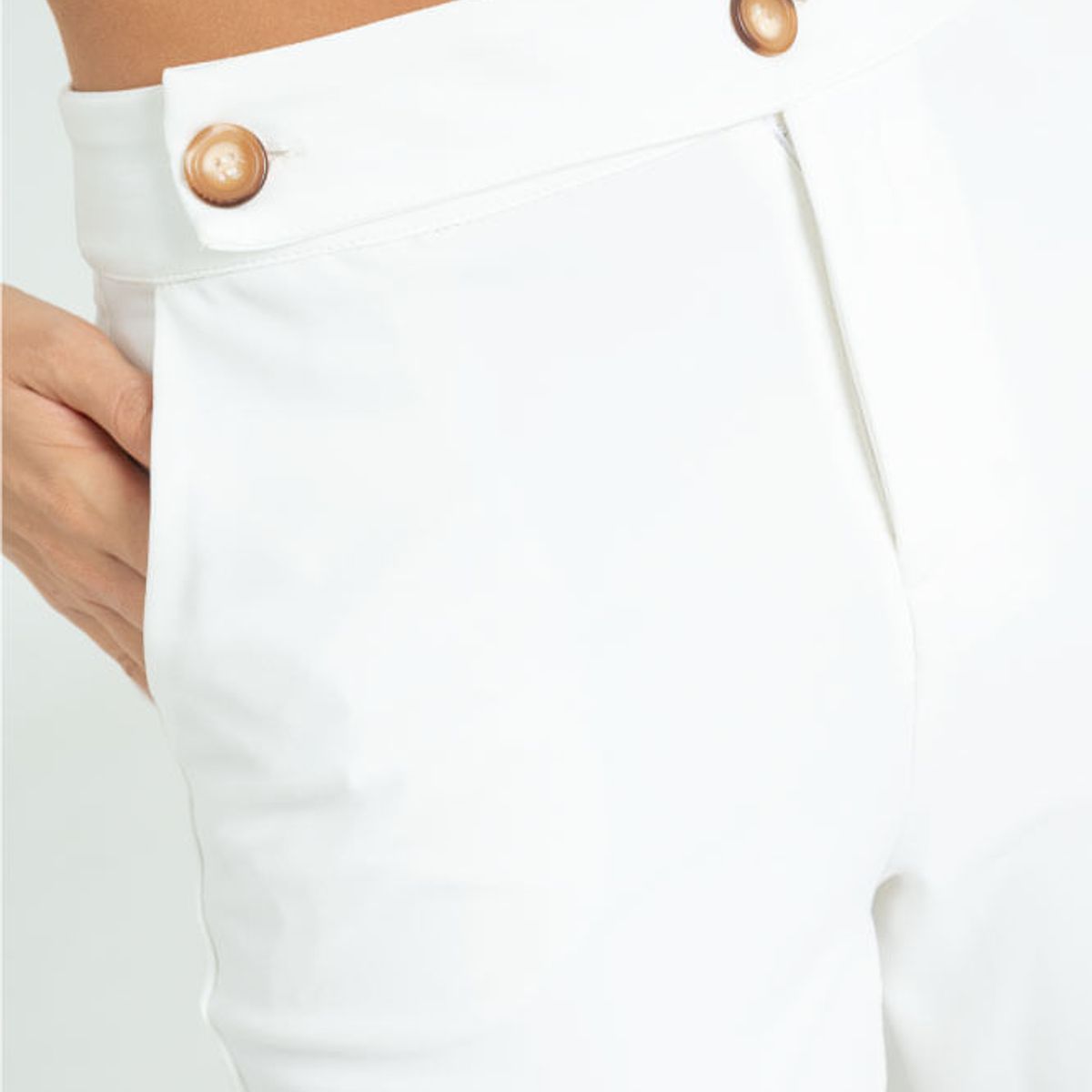 RAGGED - Pantalon reveillon Blanco crudo Ragged