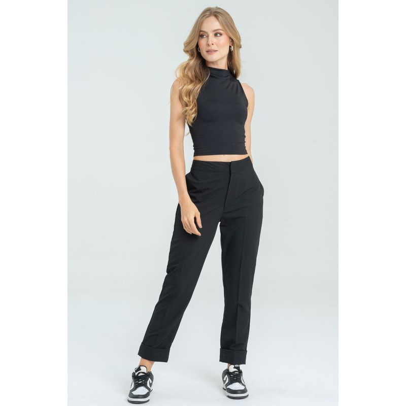 RAGGED - Pantalon ribete doctor Negro Ragged