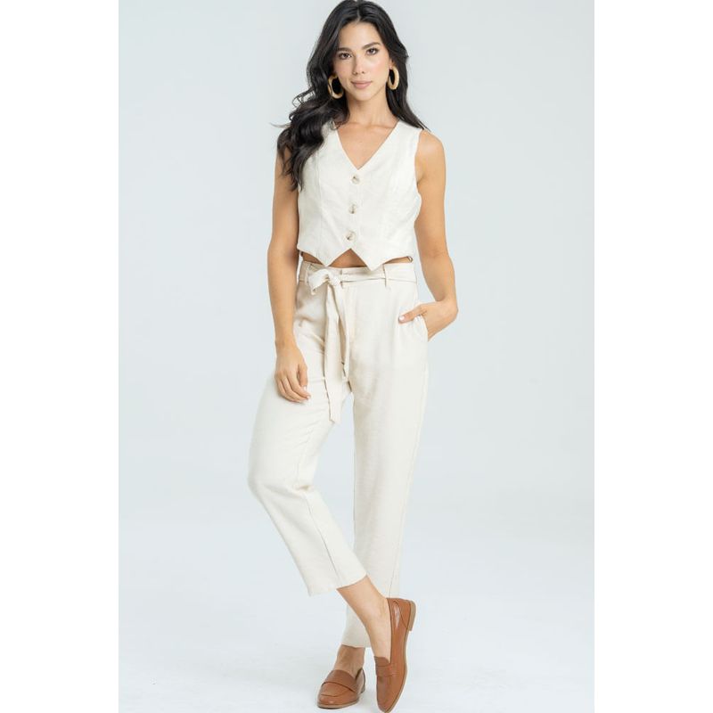 RAGGED - Pantalon candy Beige claro Ragged