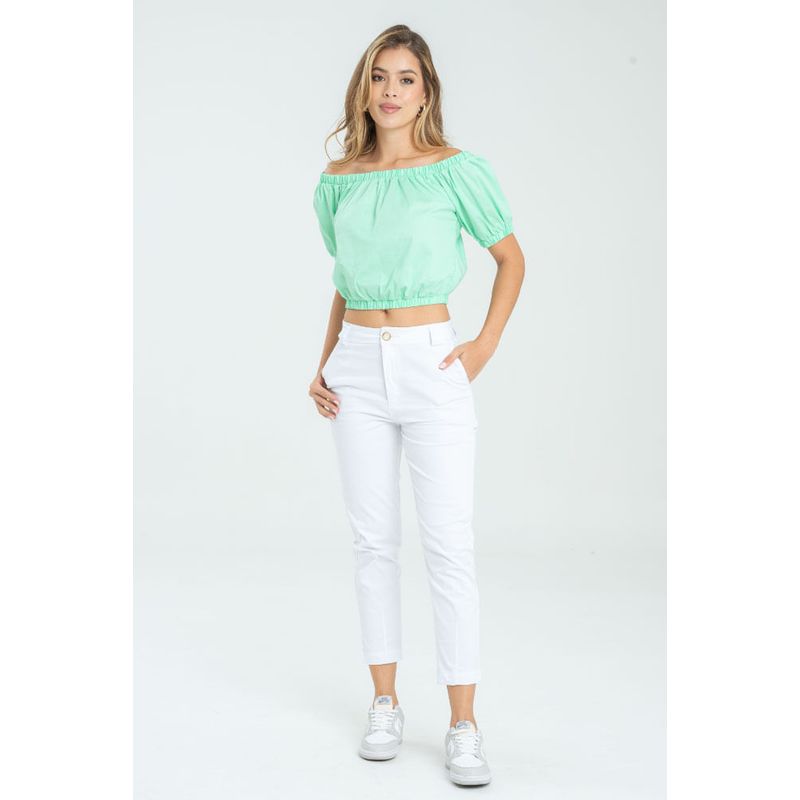 RAGGED - Pantalon malai Blanco Ragged