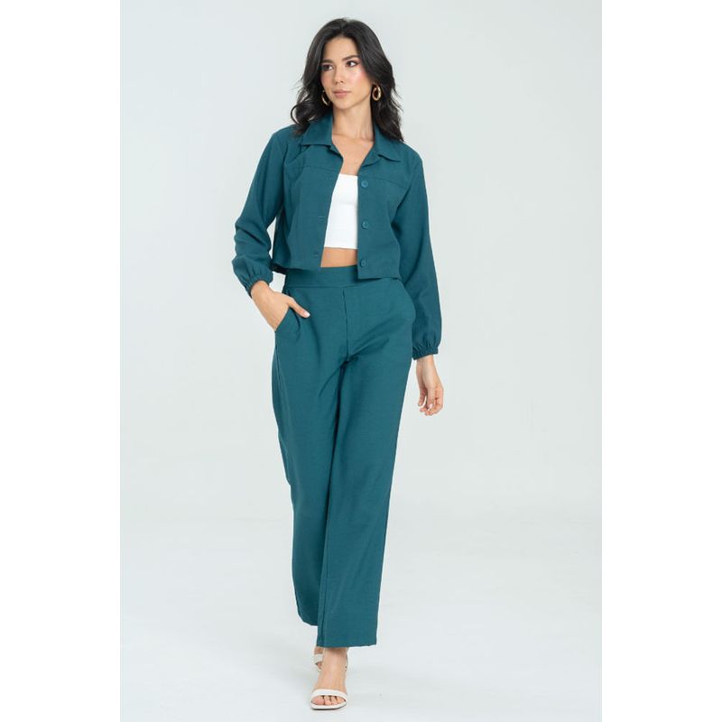 RAGGED - Pantalon forest Azul petroleo Ragged