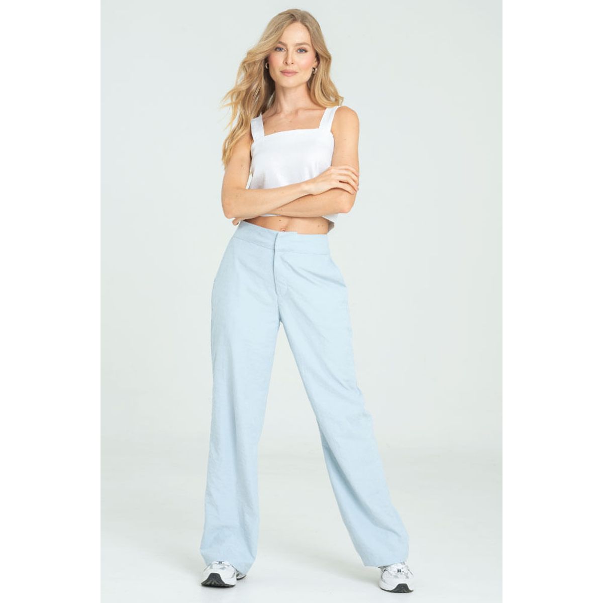RAGGED - Pantalon halara Azul claro Ragged.