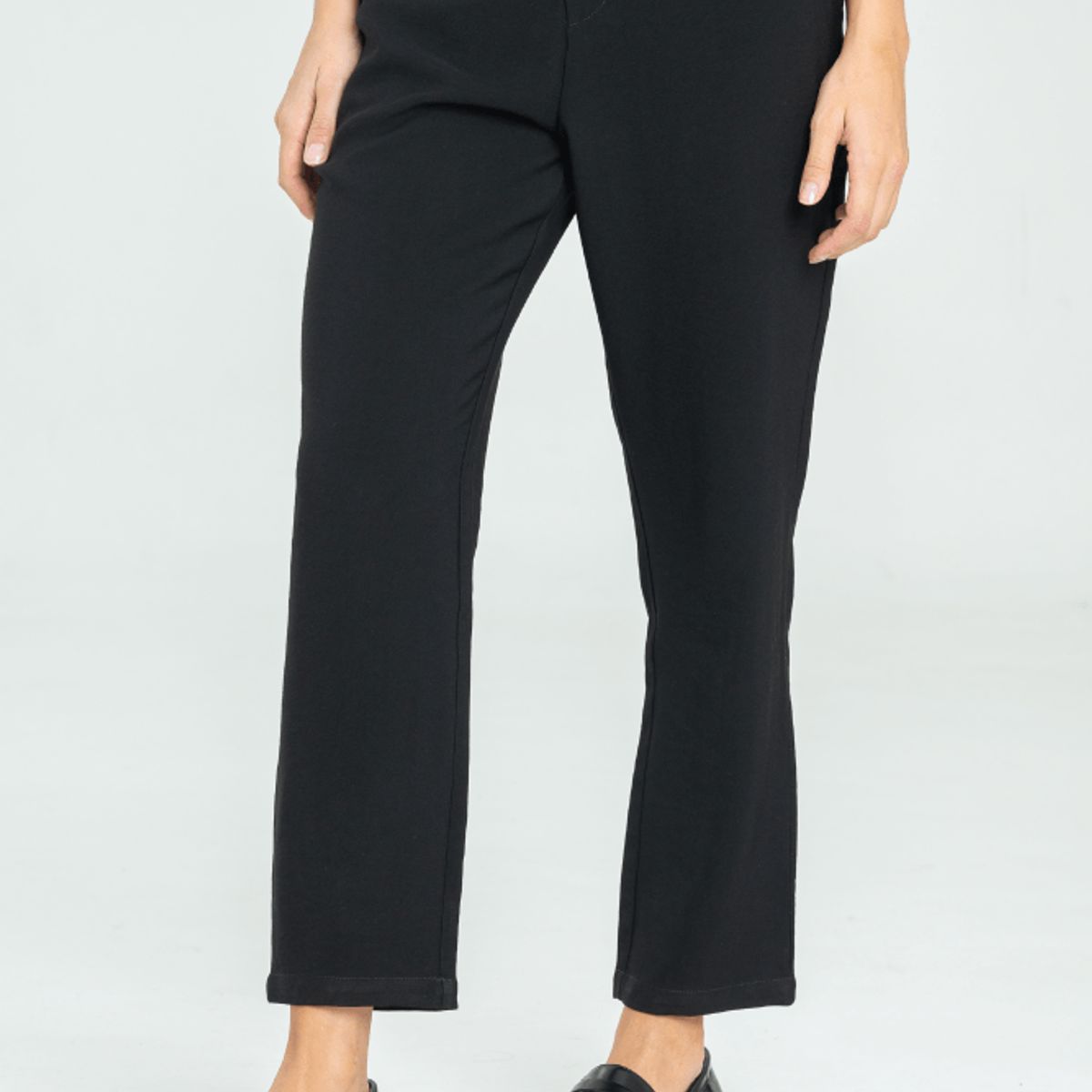 RAGGED - Pantalon twill slouchy Negro Ragged.