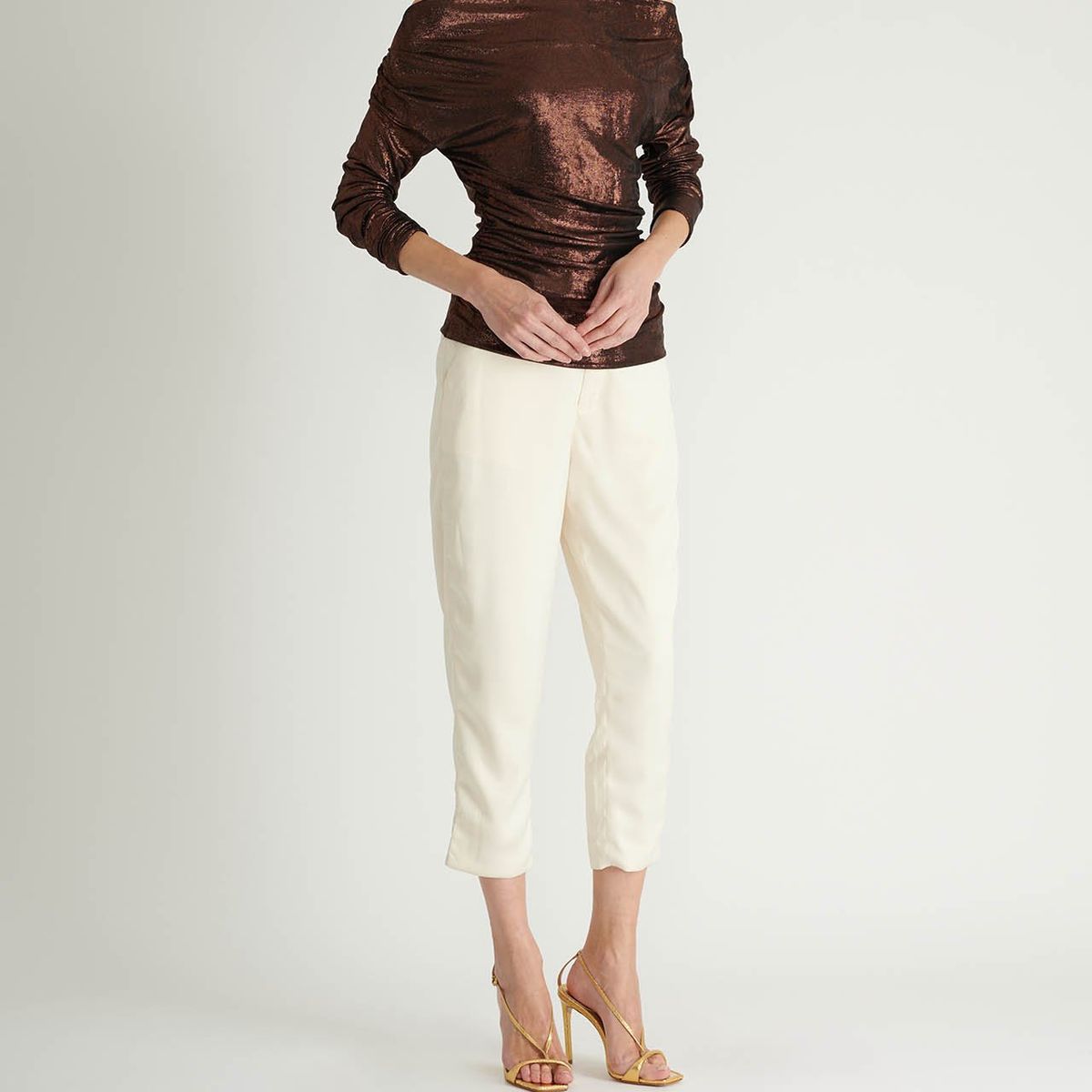 MIA AMORE - Pantalon clavel MIA AMORE Beige PANTCLAVELNEUTRO