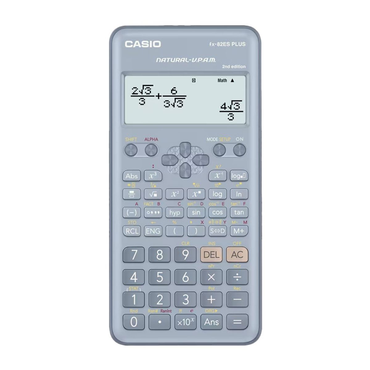 CASIO - CALCULADORA CASIO CIENTIFICA FX82ES PLUS 252 FUNCIONES