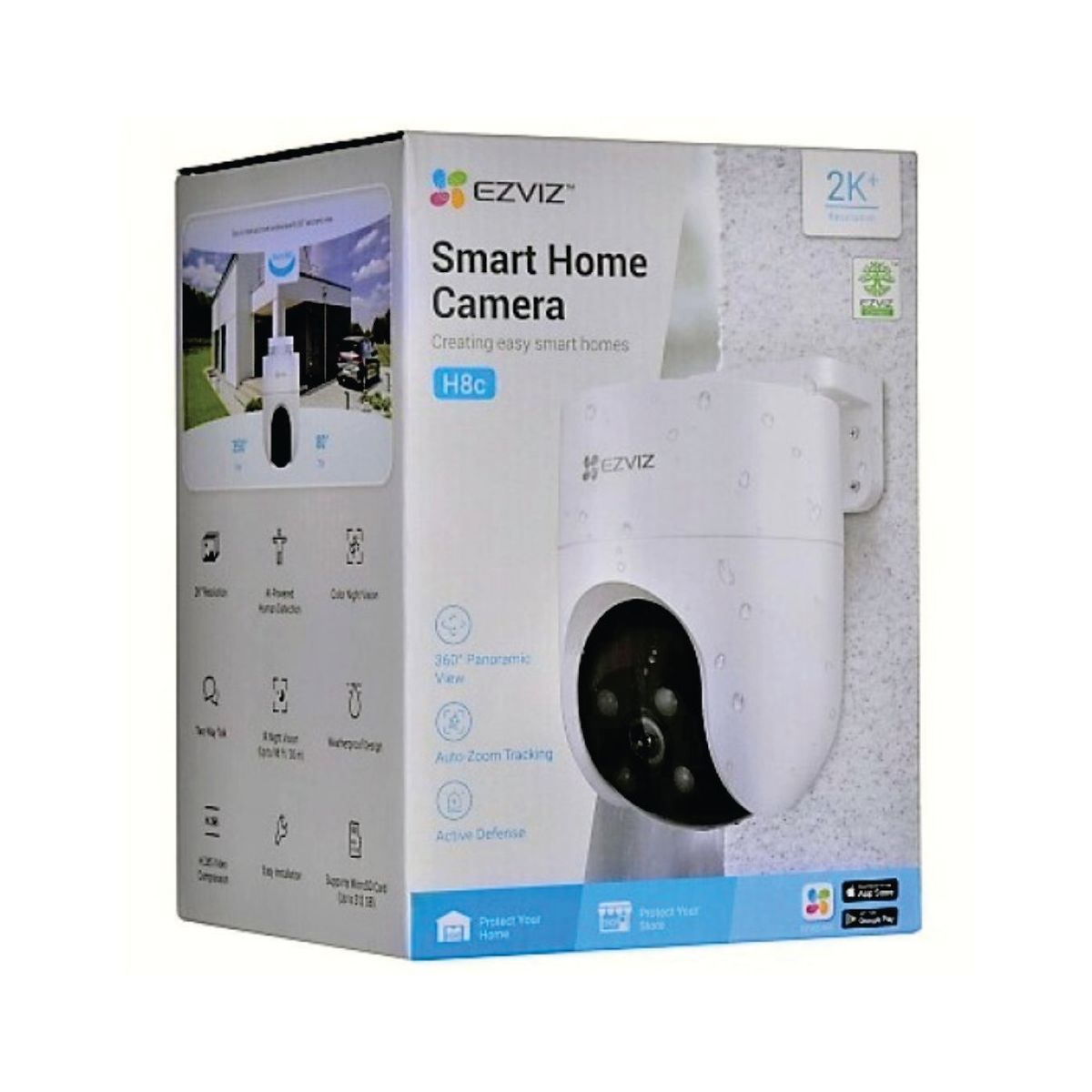 EZVIZ - Cámara de seguridad Wi-Fi con Paneo e Inclinación Para Exterior