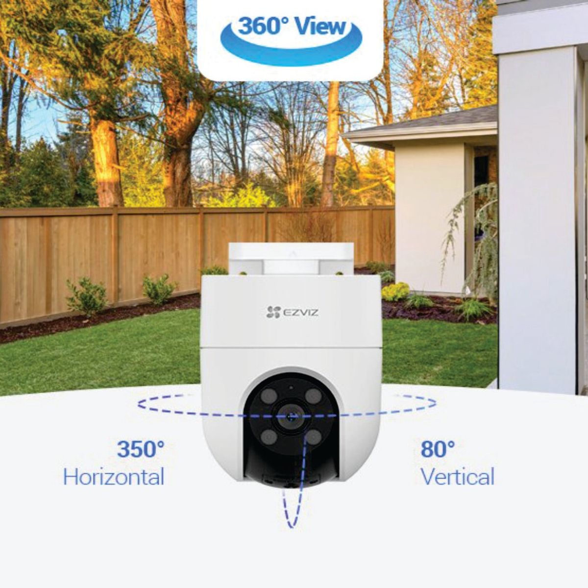 EZVIZ - Cámara de seguridad Wi-Fi con Paneo e Inclinación Para Exterior