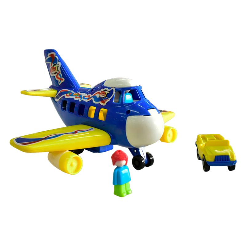 BOY TOYS - Avión Jumbo Comercial Juguete Boy Toys Juego Niños