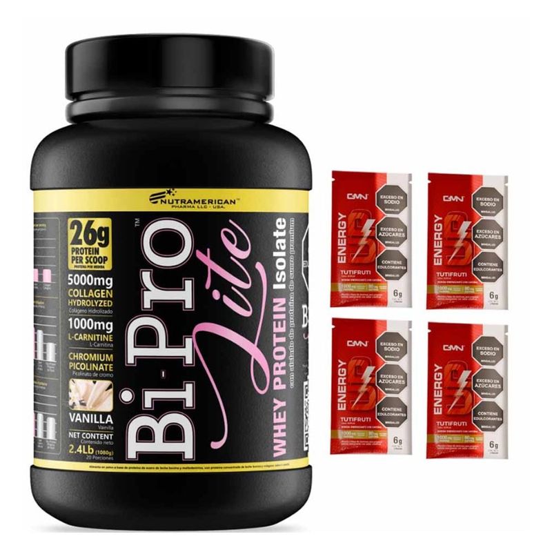 UPN - Proteina BiPro Lite + 4 Energy Up