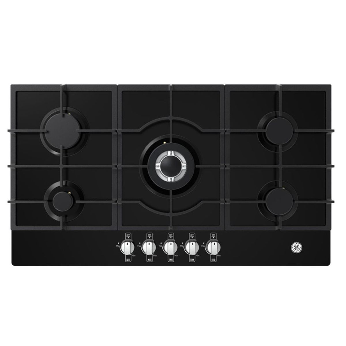 GENERAL ELECTRIC - Estufa GE 86cm 5 Puestos Gas Natural CGG8615V2 Vidrio