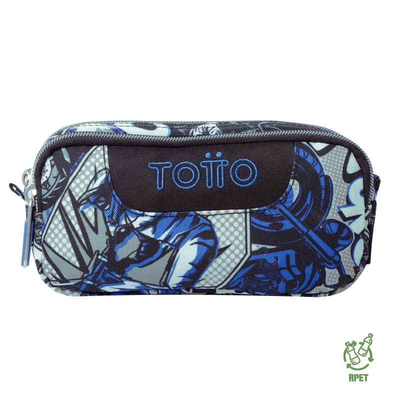 TOTTO - Cartuchera Multiuso Sobre Gris