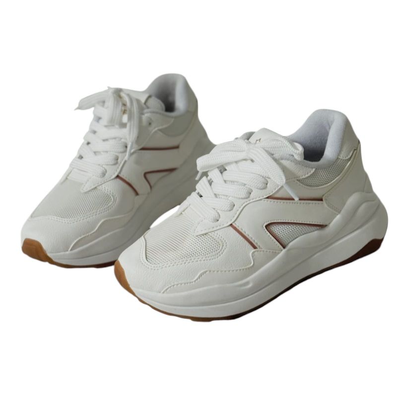 EVEGONZ - Tenis Deportivo Blanco de Mujer Calidad y Estilo
