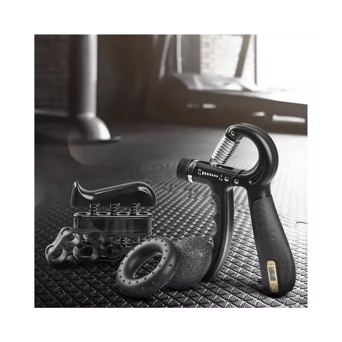 AFM - Kit Hand Grip Ejercitadores Mano Muñeca Antebrazo Graduable