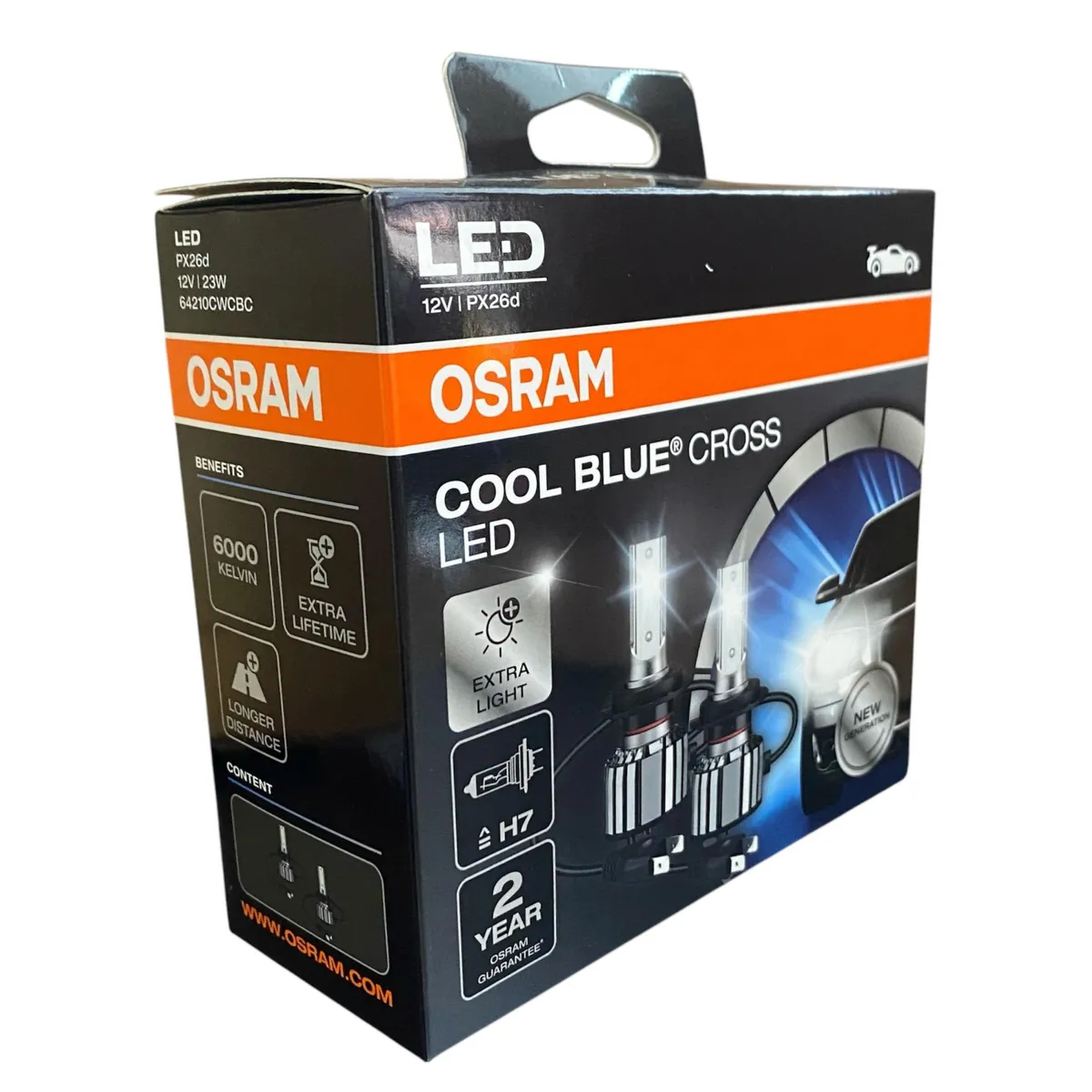 OSRAM - BOMBILLOS LED H7 OSRAM