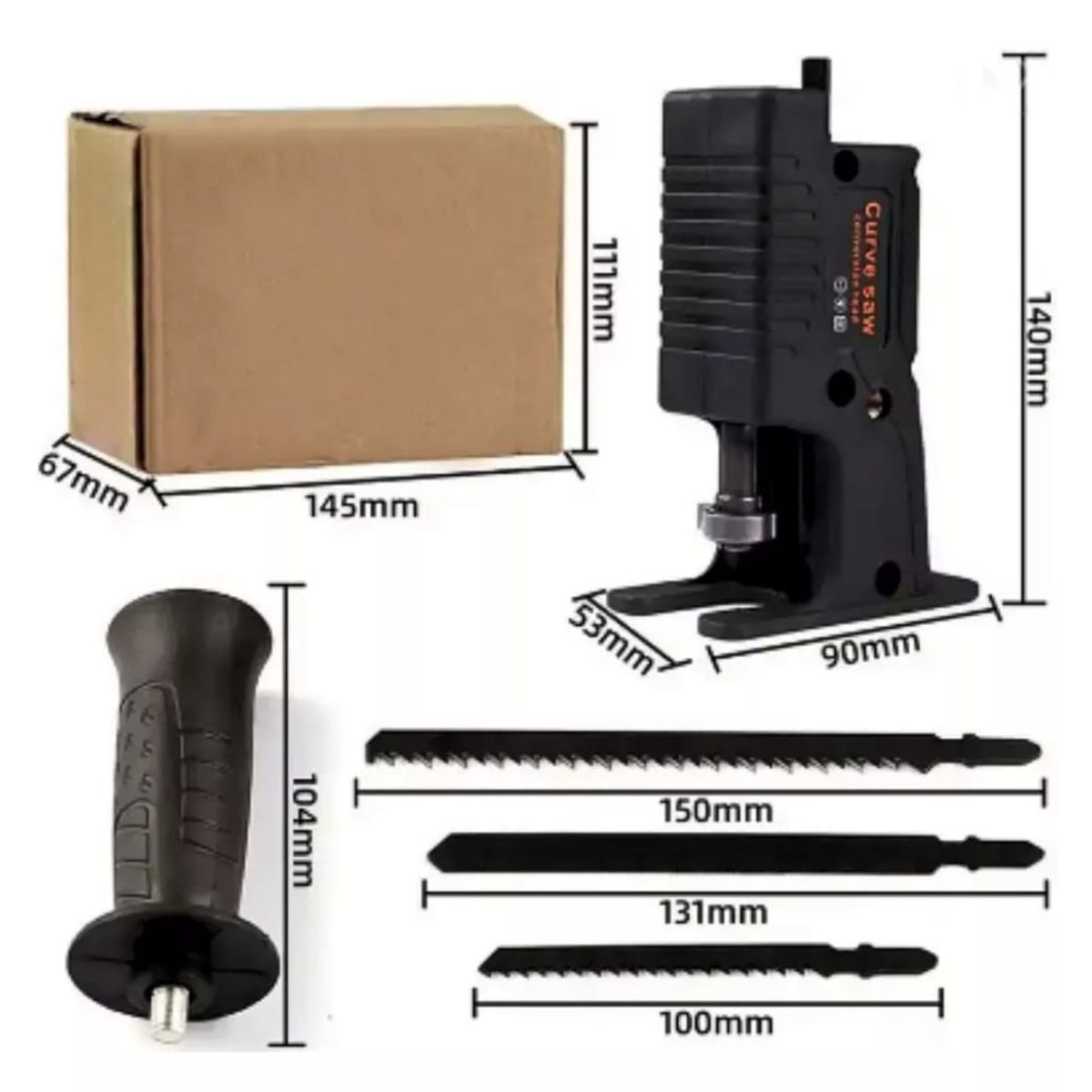 GENERICO - Adaptador Para Taladro A Sierra Caladora