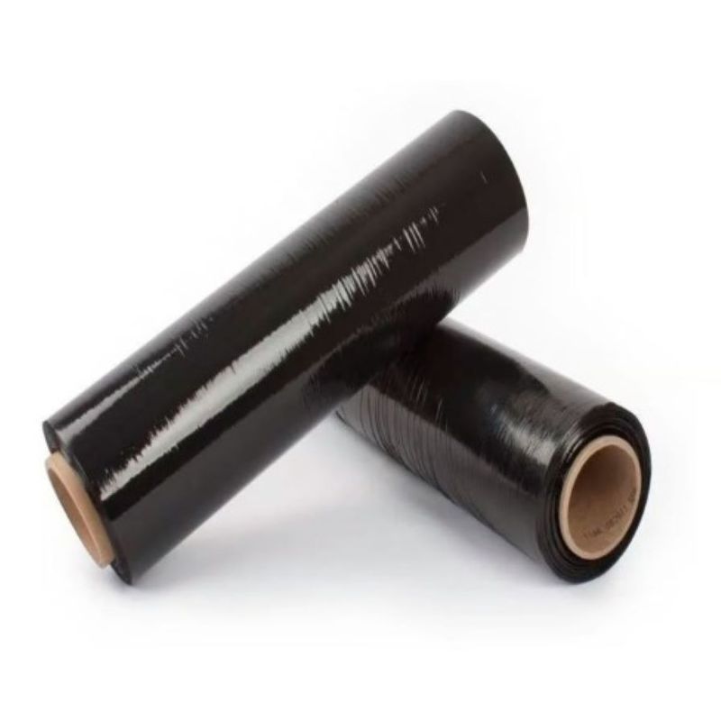 ZHOPI CO - Rollo Vinipel Stretch Negro 50cm X 400m Embalaje X 2 Und