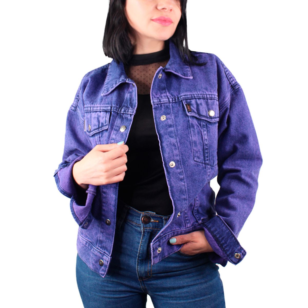 LEC LEE - Chaqueta Vaquera en Denim para mujer Lec Lee - Morada