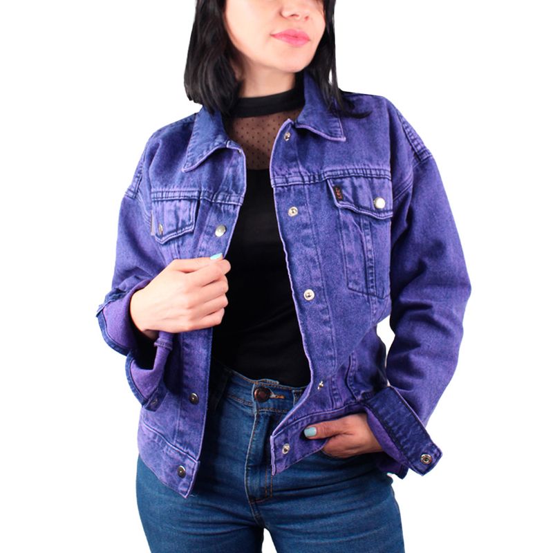 LEC LEE - Chaqueta Vaquera en Denim para mujer Lec Lee - Morada
