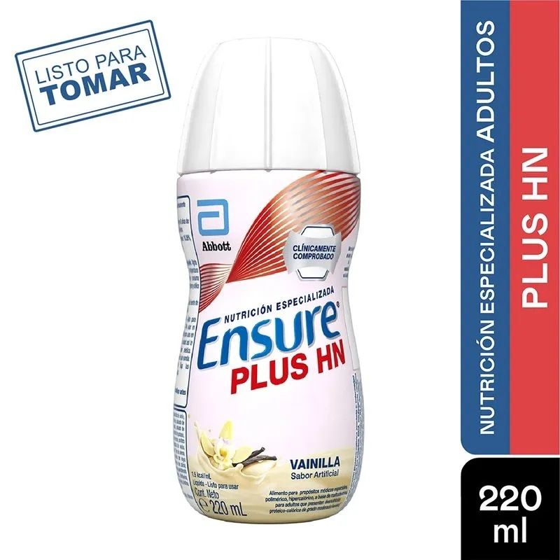 ABBOTT - 12 Pack Ensure Plus Hn Vainilla X 220 Ml