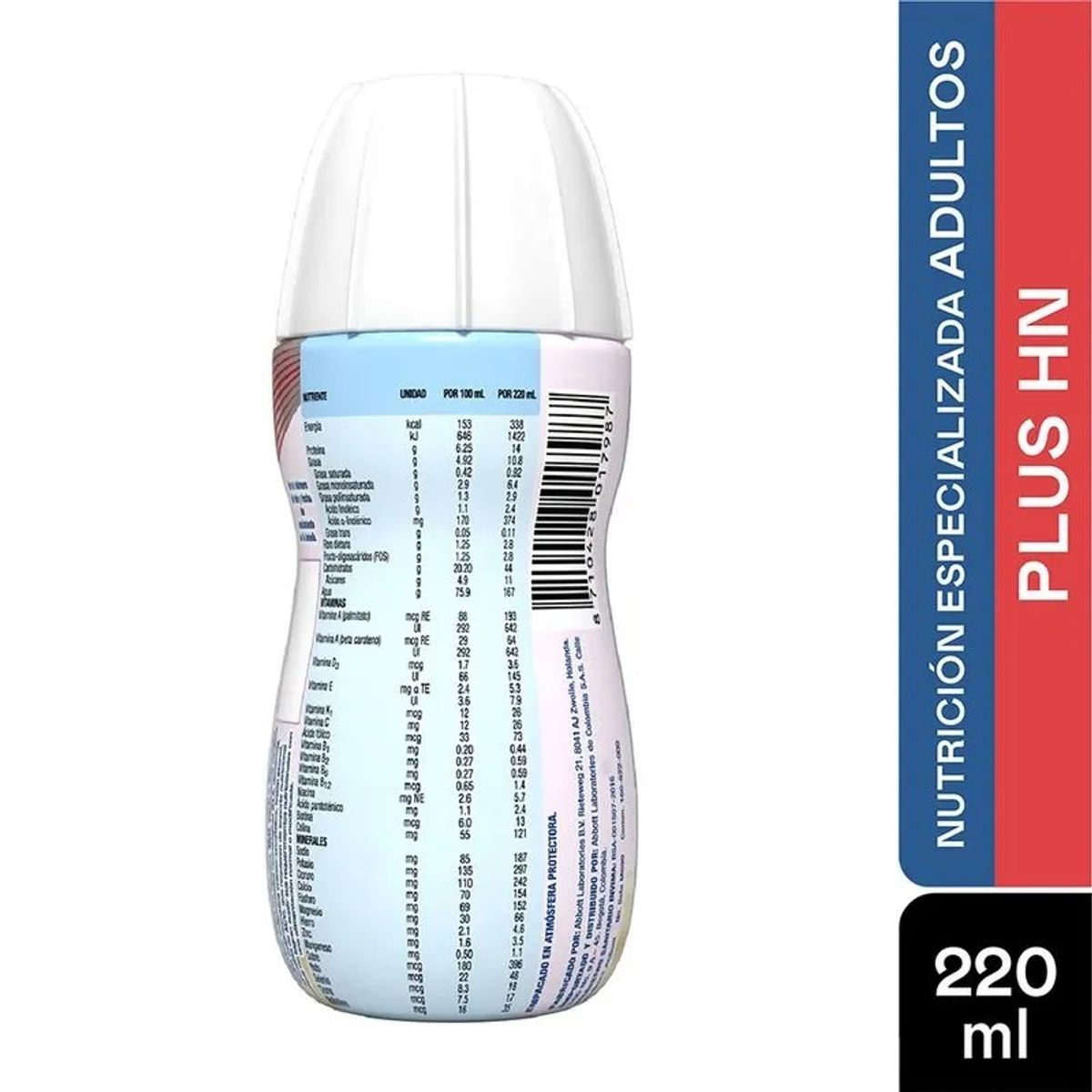 ABBOTT - 12 Pack Ensure Plus Hn Vainilla X 220 Ml