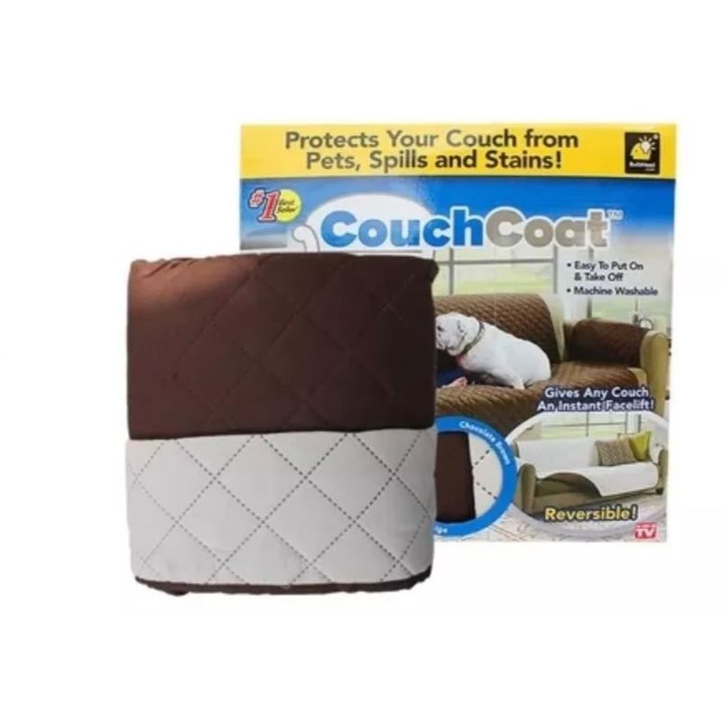 ZHOPI CO - Funda Doble Faz Forro Protector Sofa 2 Puestos