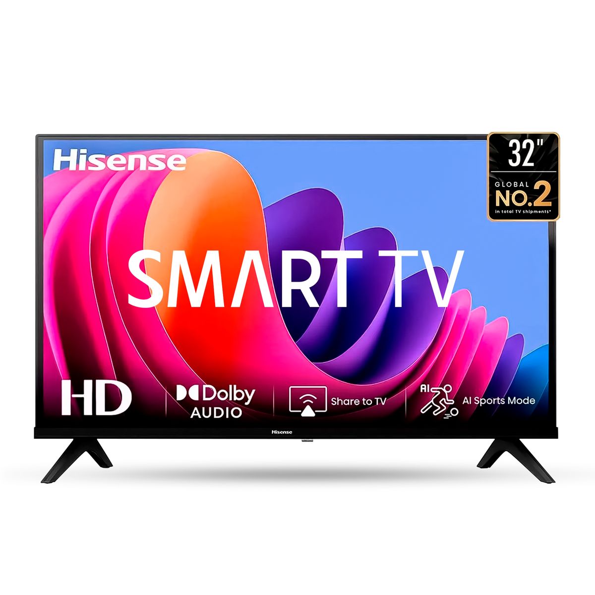 HISENSE - Hisense 32 pulgadas Smart TV HD 32A4N