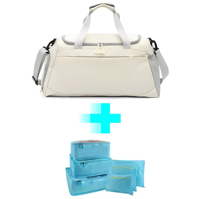 MILOPTS - Combo Morral Deportivo Viaje Gym Yoga Maletas + Set Viaje x 6 piezas