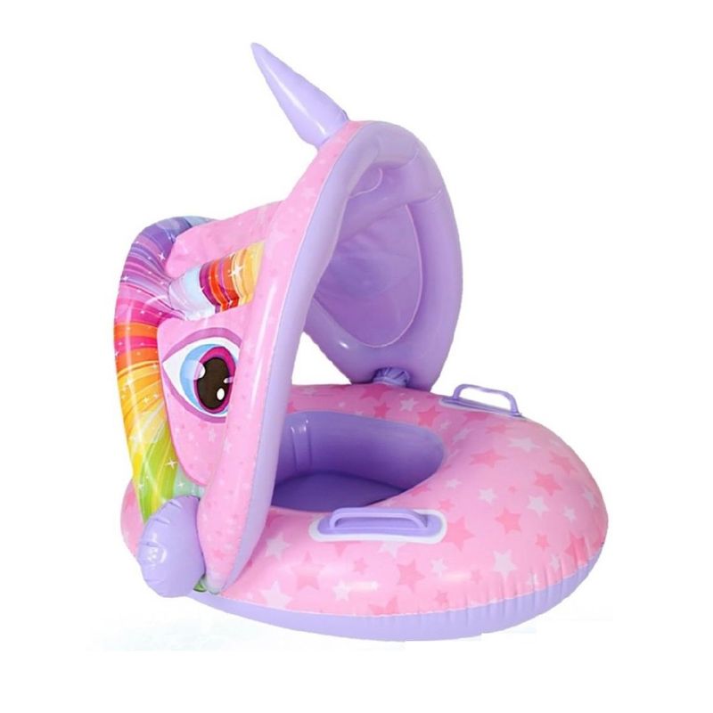 GENERICO - Flotador Inflable Con Techo Para Bebe