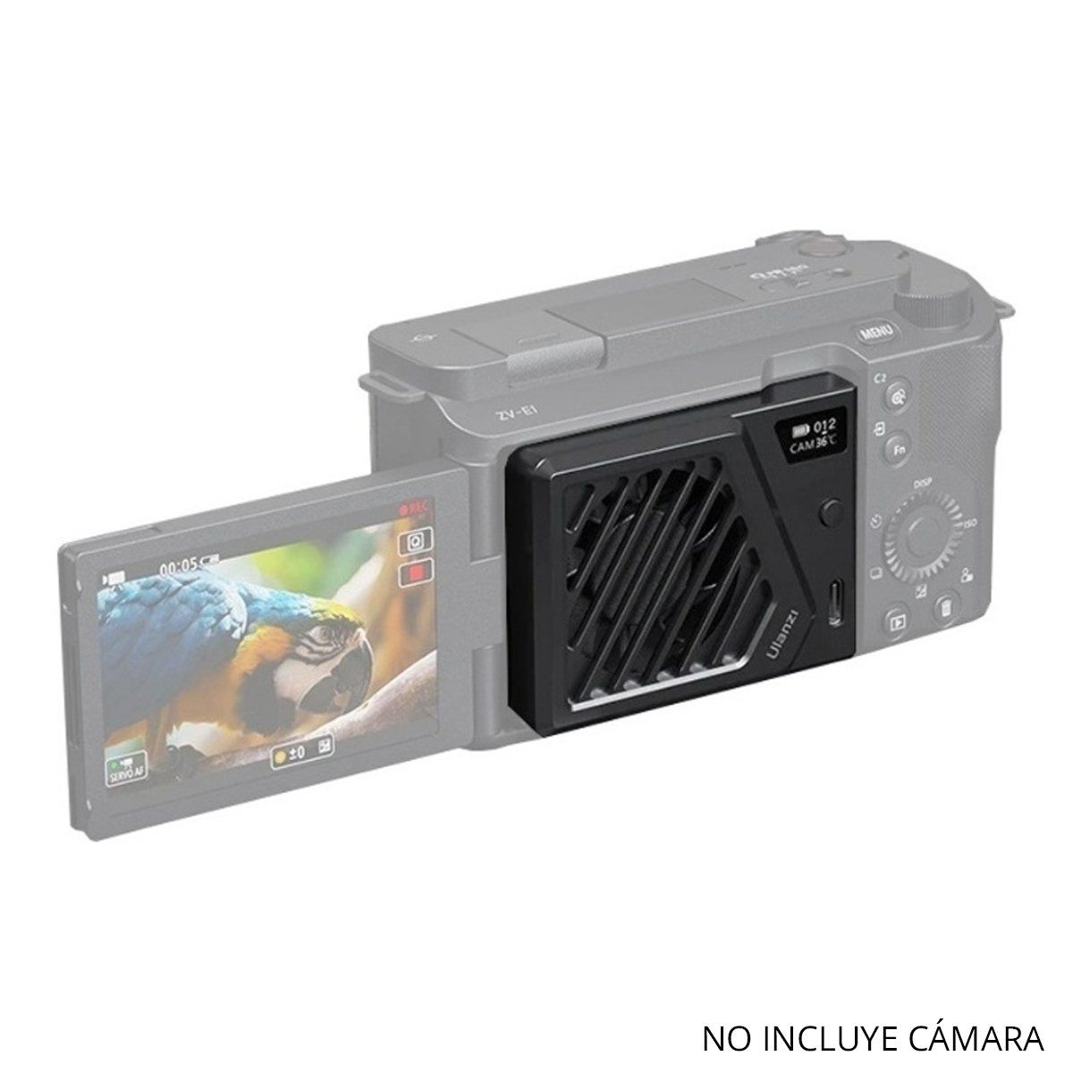 ULANZI - Ventilador de Refrigeración para Cámaras Mirrorless Canon Nikon Sony