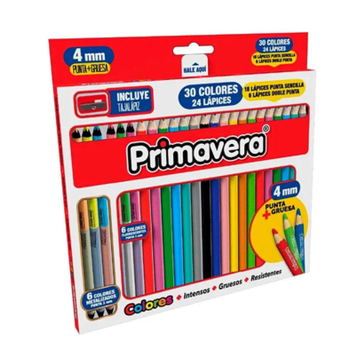 PRIMAVERA - colores primavera x 24 4mm Colores Inteso