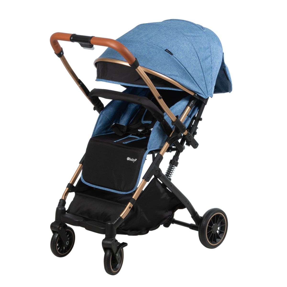 EBABY - Coche Maleta Reversible VINCE  EB172 Azul