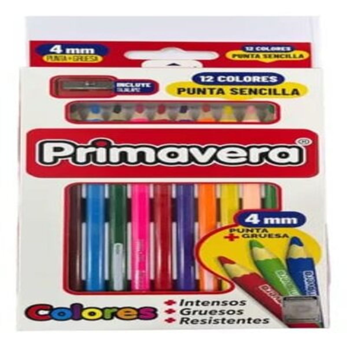 PRIMAVERA - colores primavera x 12 4mm Colores Inteso
