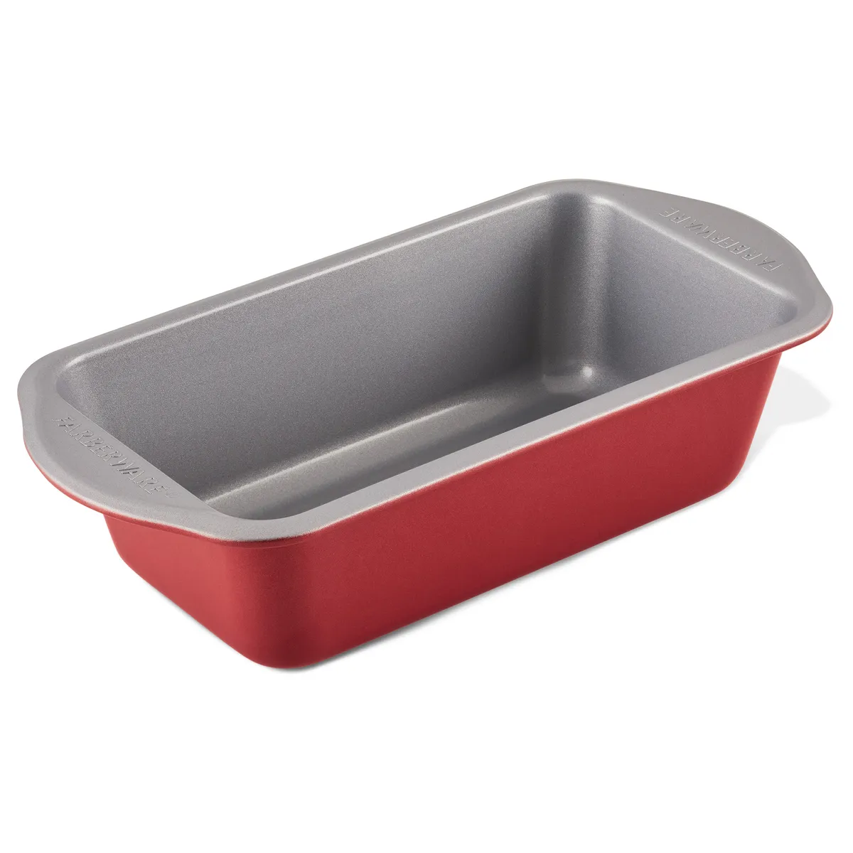 FARBERWARE - Molde para pan 22x12cm Acero con antiadherente rojo Farberware