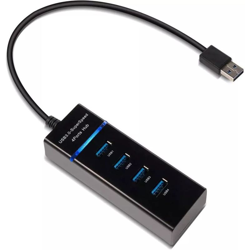 JALTECH - HUB USB 3.0 PLUS 4 PUERTOS HUB 4A
