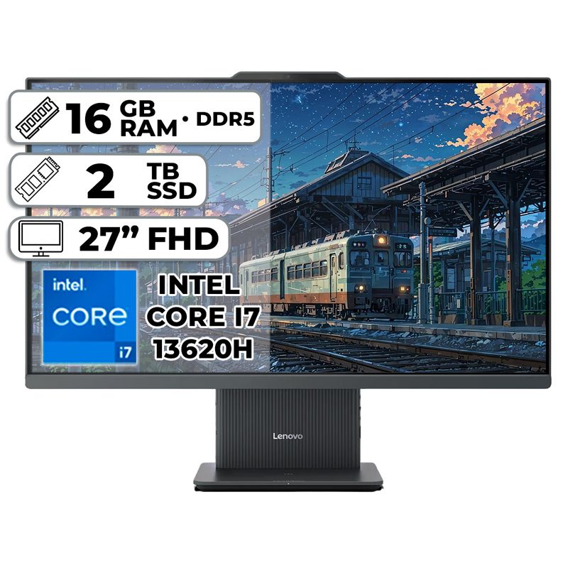 LENOVO - LENOVO TODO EN UNO AIO 27IRH9 INTEL CORE I7-13620H 16GB RAM 2TB SSD 27 FHD
